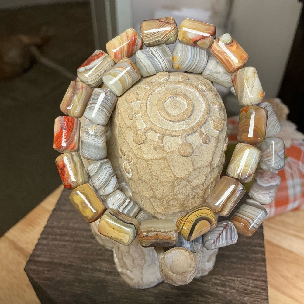 Mexican Crazy Lace Cylinder *price is for one